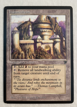 1x Hammerheim Legends MTG Magic the Gathering LP - Image 1