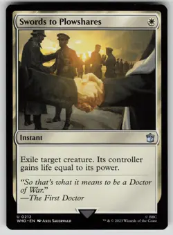 Swords to Plowshares Normal U Universes Beyond: Doctor Who 212 NM - Image 1