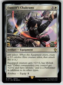 Dancer's Chakrams Rare Commander: FINAL FANTASY 17 MTG Near Mint 2025 - Image 1