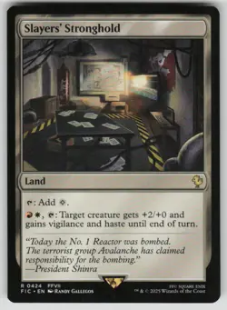 Slayers' Stronghold Rare Commander: FINAL FANTASY 424 MTG Near Mint - Image 1