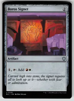 Boros Signet Normal U Commander: Bloomburrow 128 NM - Image 1