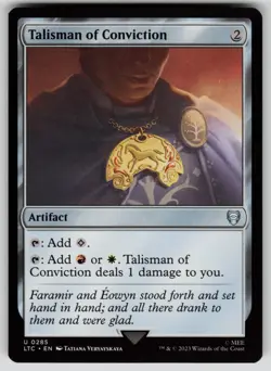 Talisman of Conviction Normal U The Lord of the Rings 285 NM - Image 1