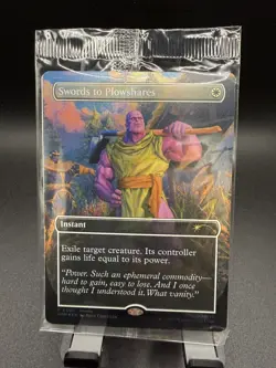 THANOS MTG PSA Exclusive Holofoil Promo P 0001 Swords to Plowshares Sealed - Image 1