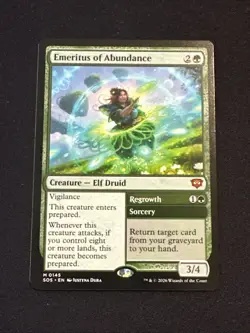 MTG Secrets of Strixhaven Emeritus of Abundance 0145 NM Mythic - Image 1