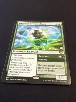 MTG Secrets of Strixhaven Emeritus of Abundance 0145 NM Mythic - Image 2