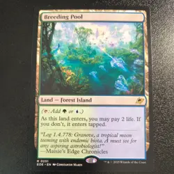 MTG Edge of Eternities EOE LAND Breeding Pool #0251 EN NF NM Rare - Image 1