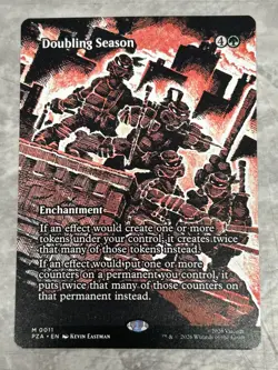 MTG TMNT Eternal-Legal #11 Doubling Season (Borderless) Regular - Image 1