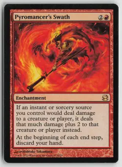 Pyromancer's Swath Lightly Played 125 Modern Masters MTG - Image 1
