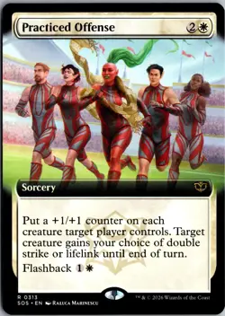 Practiced Offense (Extended Art) R Secrets of Strixhaven 313 NM Magic - Image 1