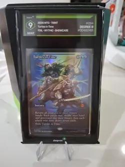 Turtles in Time (Showcase) Teenage Mutant Ninja Turtles Foil Graded 9 - Image 1