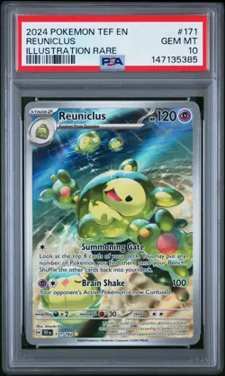 Reuniclus 171/162 - Temporal Forces - Pokemon Card - PSA 10 Gem Mint 💎 - Image 1