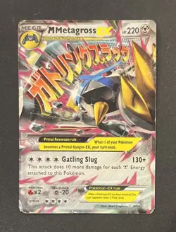 Pokemon M Mega Metagross EX XY35 Black Star Promo HP/DMG - Image 1