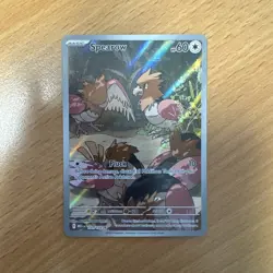 Pokemon TCG Spearow 151/132 Mega Evolution Illustration Rare NM Holo - Image 1