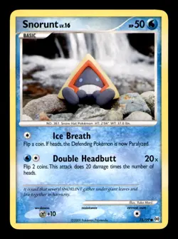 Snorunt 75/99 Common Arceus Pokemon Near Mint - Image 1