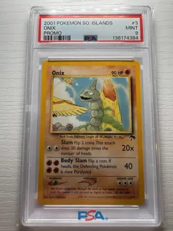 2001 POKEMON SOUTHERN ISLANDS PROMOONIX 3 PSA 9 - Image 1