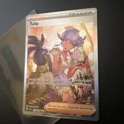 Pokemon TCG Tulip 259/182 Sv04: Paradox Rift Holo Rare Full Art Sir Card - Image 3