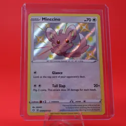 2021 Pokemon TCG Shining Fates Shiny Vault SV093/SV122 Minccino - Image 1