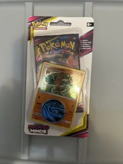 Pokemon TCG Sun & Moon Unified Minds Booster Pack Checklane Blister Sudowoodo - Image 1