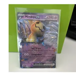 Pokemon TCG Mimikyu ex SVP 004 Scarlet & Violet Promo Holo English 190 HP - Image 1
