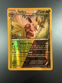Pokemon TCG Shiftry Holo Rare Reverse Holo XY Steam Siege 11/114 LP - Image 1