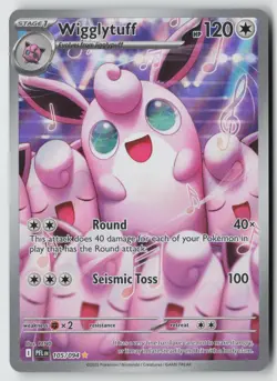 Wigglytuff 105/094 Illustration Rare Phantasmal Flames Pokemon Near Mint - Image 1