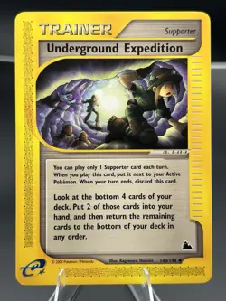 Pokemon TCG Underground Expedition Skyridge 140/144 Regular Uncommon 2003 EN - Image 1
