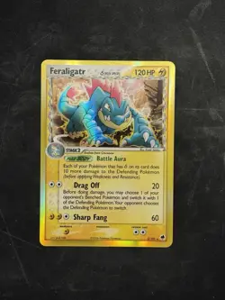 Pokemon TCG NM Feraligatr Delta Species 2/101 Dragon Frontiers Holo - Image 1