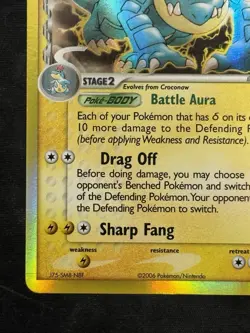 Pokemon TCG NM Feraligatr Delta Species 2/101 Dragon Frontiers Holo - Image 5