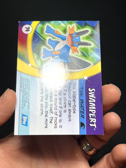 Topps Pokemon Advanced Challenge Non Holo Swampert #74 LP - Image 4