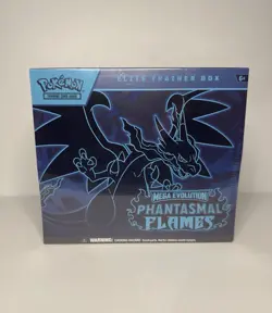 Pokemon TCG Mega Evolution Phantasmal Flames Elite Trainer Box ETB Sealed - Image 1