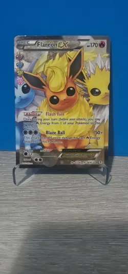POKEMON GENERATIONS FLAREON EX RC28/RC32 RARE FULL ART - Image 1