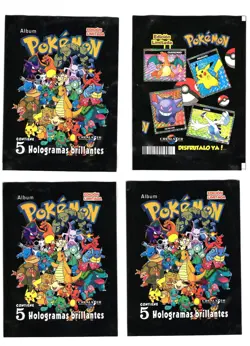 Pokemon ALL *HOLO*Slammer Black Box Limited Edition 4 Pack Booster Lot Set CCG - Image 1