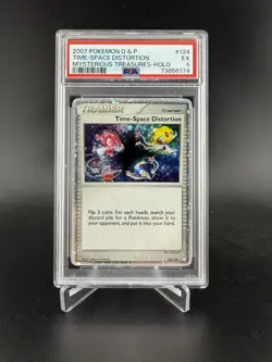 2007 POKEMON D & P MYSTERIOUS TREASURES TIME-SPACE DISTORTION 124/123 HOLO PSA 5 - Image 1