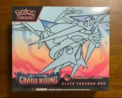 Pokemon Chaos Rising Pokemon Center ETB Elite Trainer Box Sealed Ready to Ship! - Image 1