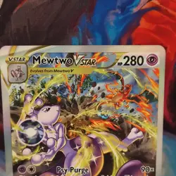 Pokemon Company Mewtwo VSTAR GG44/GG70 Crown Zenith Galarian Gallery Holo - Image 2