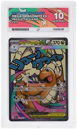 Pokemon TCG Mega Dragonite Ex #271 Ascended Heroes - ACE GEM MINT 10 - Image 1