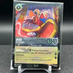 Iago Out of Reach 8/D23 Promo SEALED Disney Lorcana Card - Image 1
