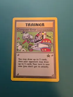 Pokemon Card 2000 WoTC Promo Computer Error Rockets Secret Machine 16/53 LP - Image 1