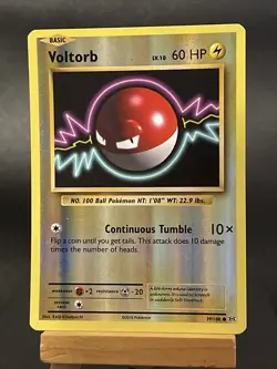 Pokemon Card Voltorb 39/108 Evolutions Reverse Holo Excellent Condition - Image 1
