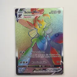 Scizor VMAX (Secret) SWSH03 193/189 NM Secret Rare Holo Pokemon Card - Image 1
