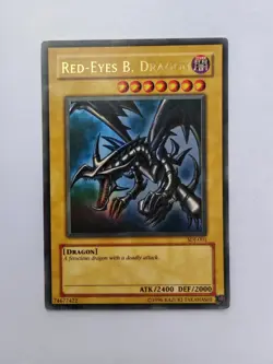 Red Eyes B. Dragon SDJ-001 Ultra Rare Yu-Gi-Oh! Card - Image 1