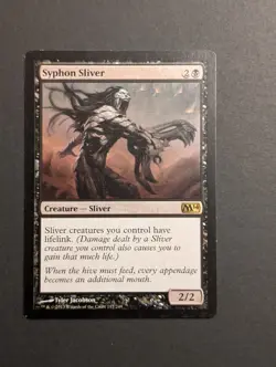 MTG Card - 1x Syphon Sliver - Magic Core Set 2014 - NM/LP - Rare Black - #117 - Image 2