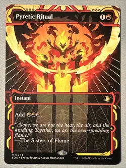 MTG / Pyretic Ritual / SOA / #46 / Regular / Rare / NM - Image 1