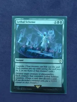 Lethal Scheme (Surge Foil) #277 (NM) Final Fantasy FIC Magic MTG - Image 1