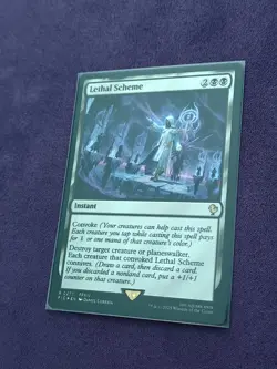 Lethal Scheme (Surge Foil) #277 (NM) Final Fantasy FIC Magic MTG - Image 2