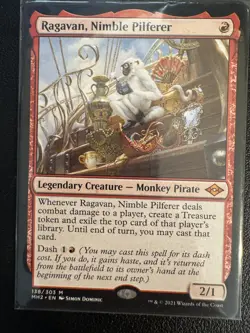 Ragavan, Nimble Pilferer #138 Modern Horizons 2 MH2 Magic: The Gathering - Image 1