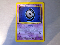 UNOWN D 41/75 POKEMON CARD (NEO DISCOVERY SET) NM. non-holo !st edition - Image 1