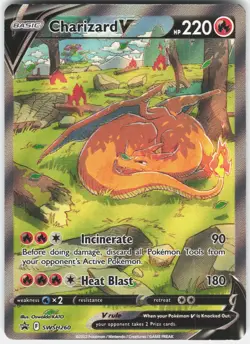 Pokemon Charizard V SWSH260 Holo Promo Sword & Shield Promo Pokemon Near Mint A - Image 1