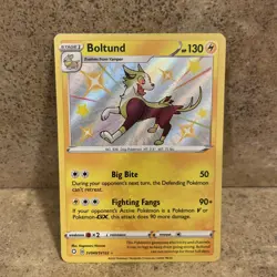 Boltund - SV040/SV122 - Shiny Rare Shining Fates Shiny Vault - Pokemon 2021 - NM - Image 2