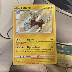 Boltund - SV040/SV122 - Shiny Rare Shining Fates Shiny Vault - Pokemon 2021 - NM - Image 3